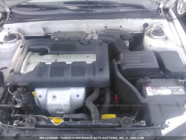 KMHDN45D72U365062 - 2002 HYUNDAI ELANTRA GLS/GT თეთრი ფოტო 10