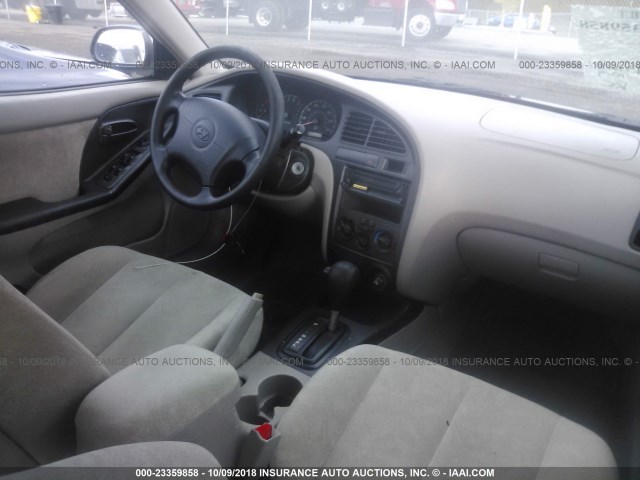 KMHDN45D72U365062 - 2002 HYUNDAI ELANTRA GLS/GT თეთრი ფოტო 5