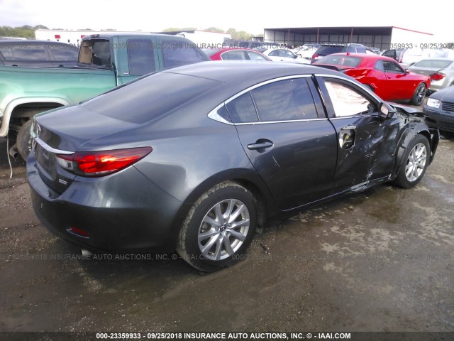 JM1GJ1U60E1137831 - 2014 MAZDA 6 SPORT GRAY photo 4