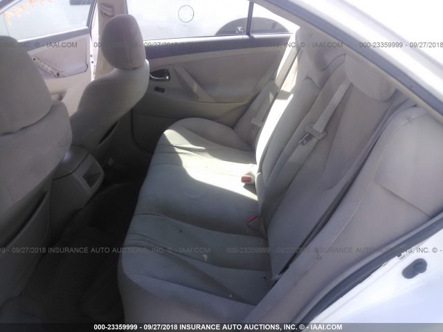 4T1BE46K29U876743 - 2009 TOYOTA CAMRY SE/LE/XLE WHITE photo 8