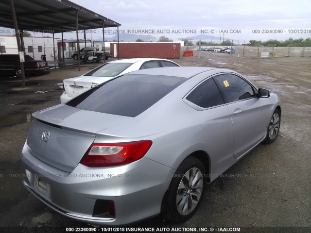 1HGCT1B37DA003383 - 2013 HONDA Accord LX-S SILVER photo 4