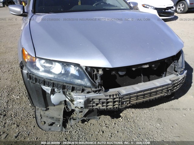 1HGCT1B37DA003383 - 2013 HONDA Accord LX-S SILVER photo 6