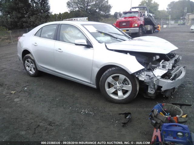 1G11C5SLXFF205517 - 2015 CHEVROLET MALIBU 1LT SILVER photo 1