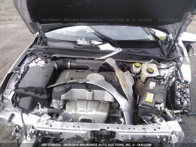 1G11C5SLXFF205517 - 2015 CHEVROLET MALIBU 1LT SILVER photo 10