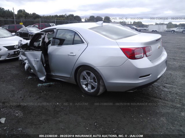 1G11C5SLXFF205517 - 2015 CHEVROLET MALIBU 1LT SILVER photo 3