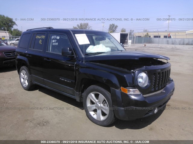 1C4NJPFB6DD208127 - 2013 JEEP PATRIOT LATITUDE BLACK photo 1