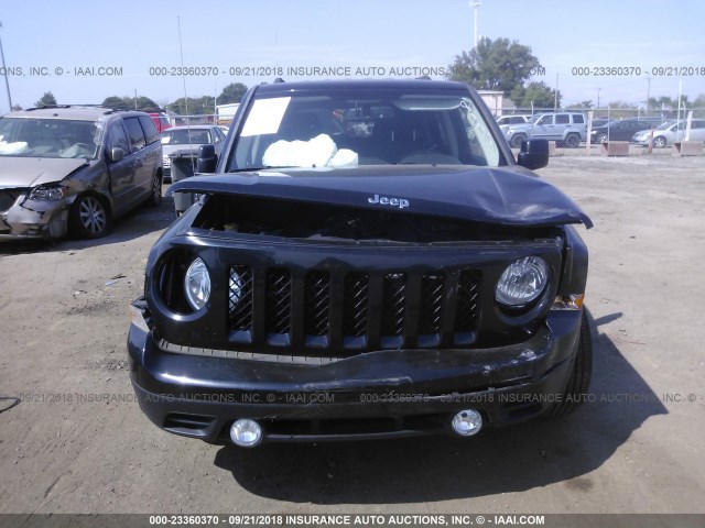 1C4NJPFB6DD208127 - 2013 JEEP PATRIOT LATITUDE BLACK photo 6