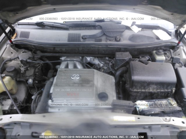 JT6GF10U3Y0074408 - 2000 LEXUS RX 300 BLACK photo 9