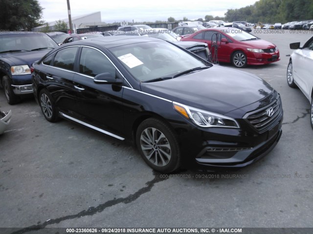 5NPE34AFXGH372322 - 2016 HYUNDAI SONATA SPORT/LIMITED BLACK photo 1