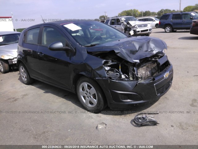 1G1JA6SH3D4229691 - 2013 CHEVROLET SONIC LS 灰色 照片 1