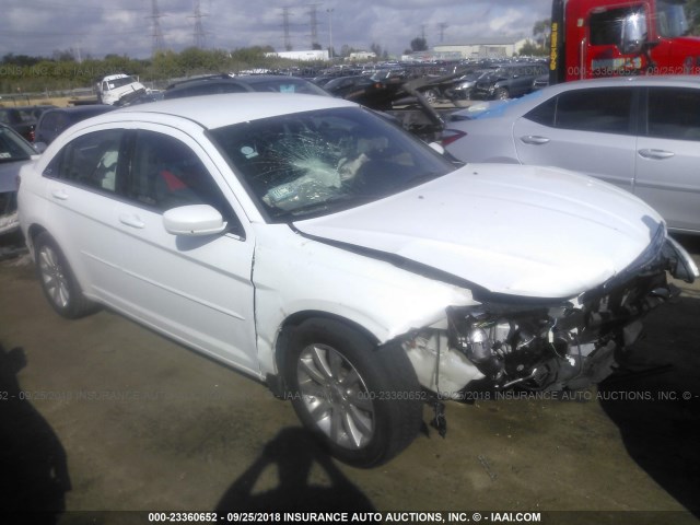 1C3CCBBB9DN721624 - 2013 CHRYSLER 200 TOURING WHITE photo 1