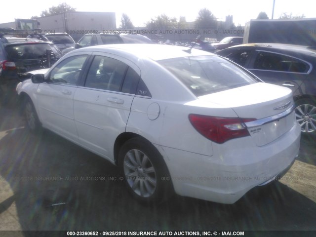 1C3CCBBB9DN721624 - 2013 CHRYSLER 200 TOURING WHITE photo 3