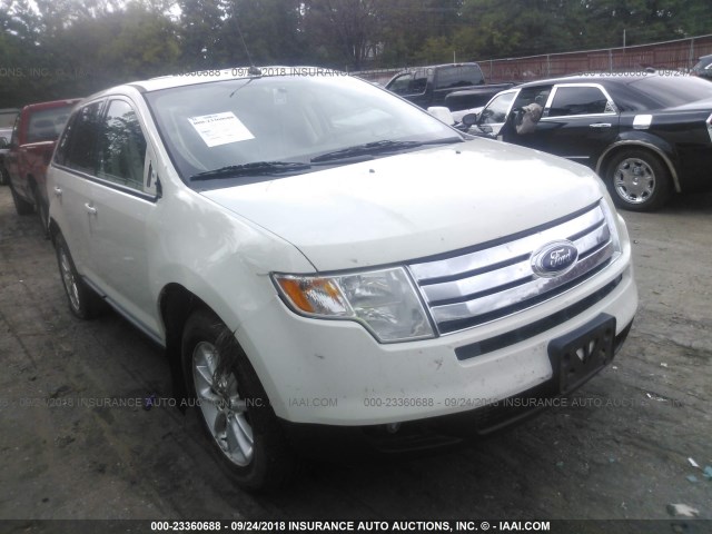 2FMDK38CX9BA73251 - 2009 FORD EDGE SEL WHITE photo 1