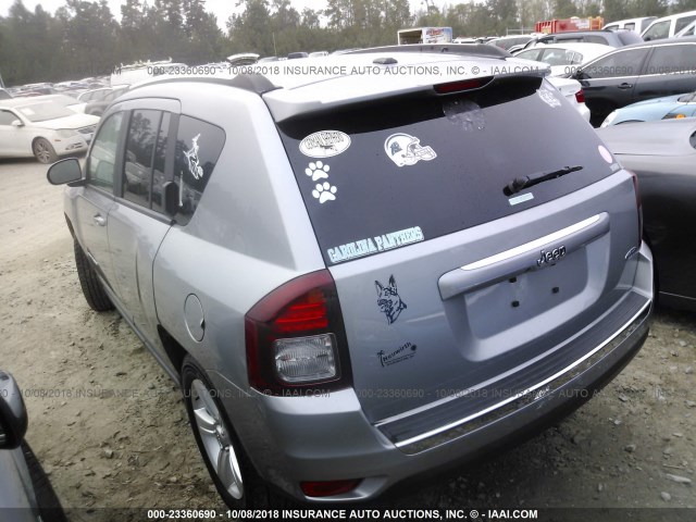 1C4NJCEA2FD297067 - 2015 JEEP COMPASS LATITUDE SILVER photo 3