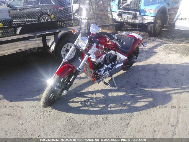 JH2SC61N8DK100989 - 2013 HONDA VT1300 CX RED photo 2