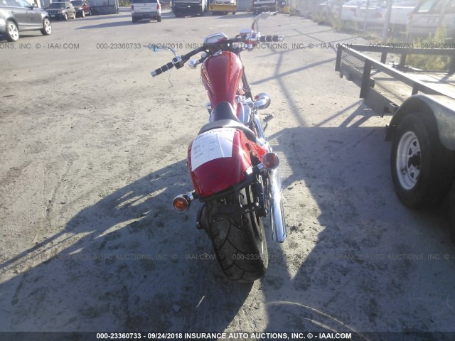 JH2SC61N8DK100989 - 2013 HONDA VT1300 CX RED photo 6