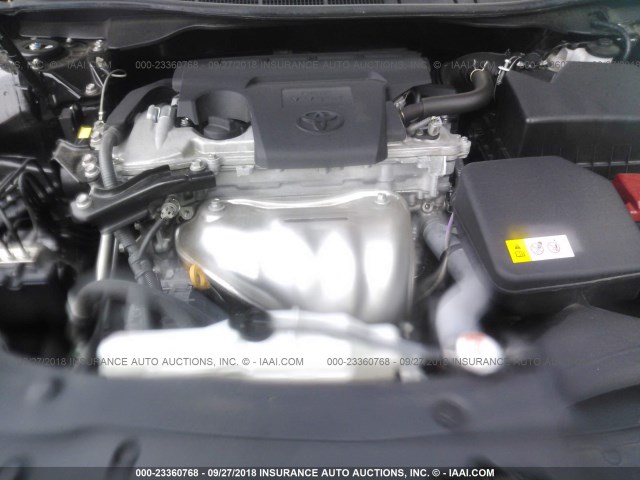 4T1BF1FK3HU419921 - 2017 TOYOTA CAMRY LE/XLE/SE/XSE BLACK photo 10
