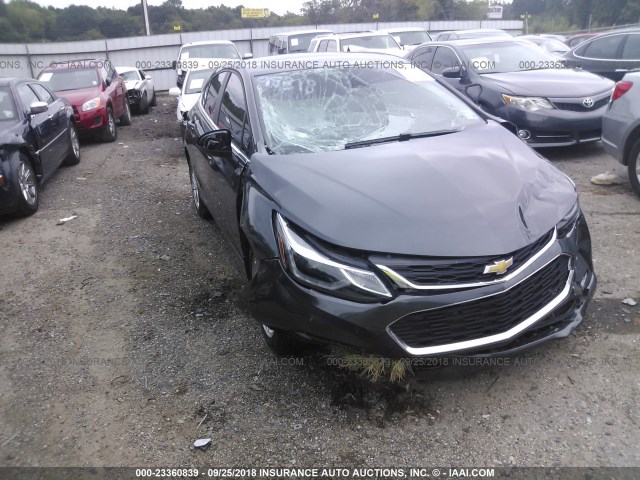 3G1BE6SM4HS548903 - 2017 CHEVROLET CRUZE LT GRAY photo 6