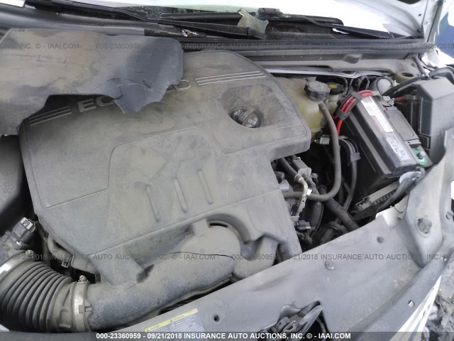 1G1ZA5E09AF173114 - 2010 CHEVROLET MALIBU LS თეთრი ფოტო 10