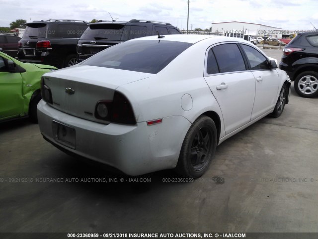 1G1ZA5E09AF173114 - 2010 CHEVROLET MALIBU LS თეთრი ფოტო 4