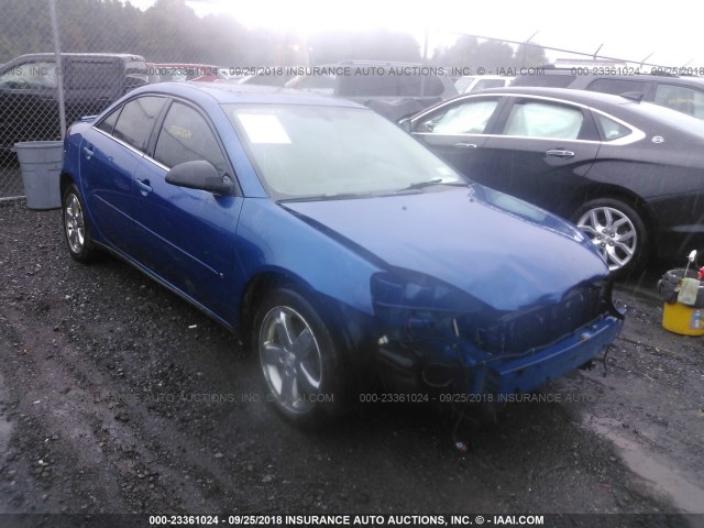 1G2ZH57N074190629 - 2007 PONTIAC G6 GT BLUE photo 1