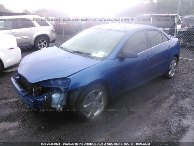 1G2ZH57N074190629 - 2007 PONTIAC G6 GT BLUE photo 2