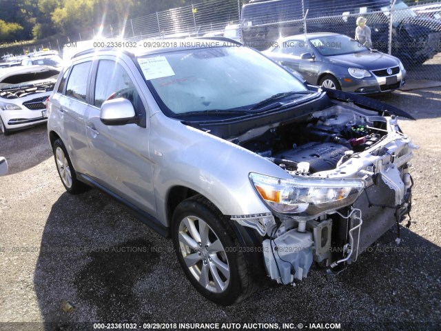 4A4AP4AU4DE007754 - 2013 MITSUBISHI OUTLANDER SPORT SE SILVER photo 1