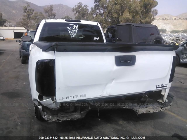 1GCPCPEX5AZ228481 - 2010 CHEVROLET SILVERADO C1500 WHITE photo 6