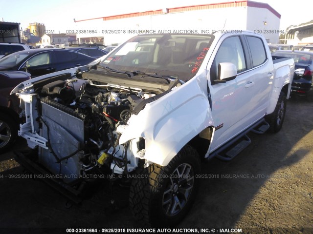 1GTG6CEN4J1173812 - 2018 GMC CANYON SLE WHITE photo 2