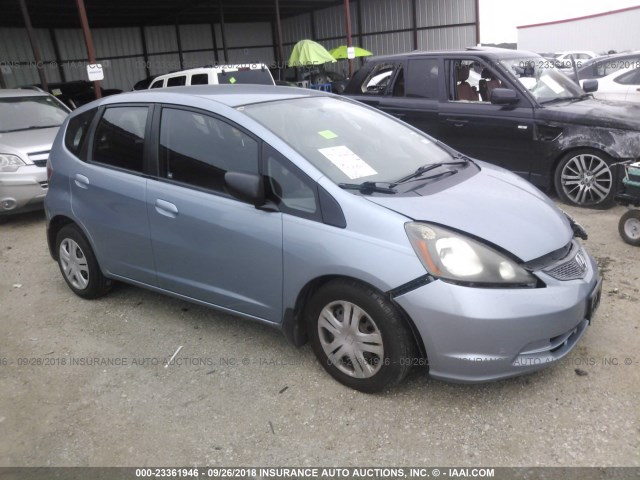 JHMGE8H38BC020624 - 2011 HONDA FIT BLUE photo 1