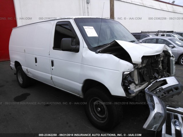 1FTNE24L48DB05734 - 2008 FORD ECONOLINE E250 VAN WHITE photo 1