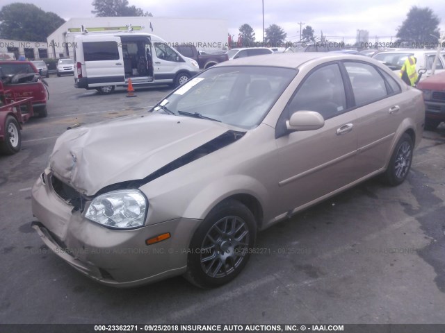 KL5JD56Z26K334531 - 2006 SUZUKI FORENZA GOLD photo 2