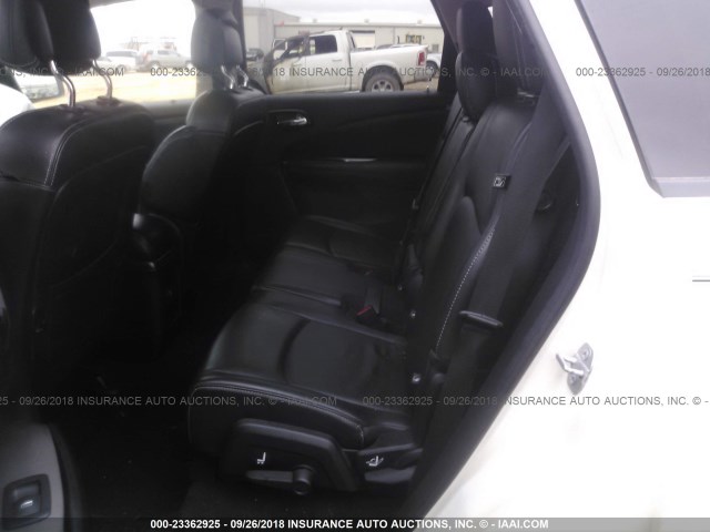 3C4PDCGG0FT606319 - 2015 DODGE JOURNEY CROSSROAD WHITE photo 8