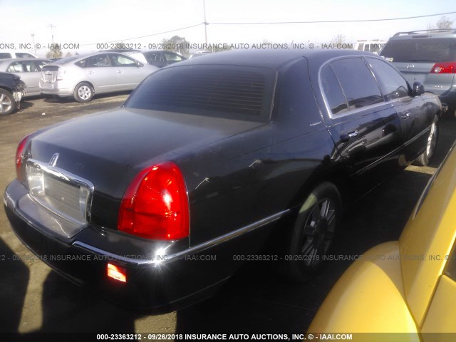 2LNHM84W88X634539 - 2008 LINCOLN TOWN CAR EXECUTIVE L BLACK photo 4