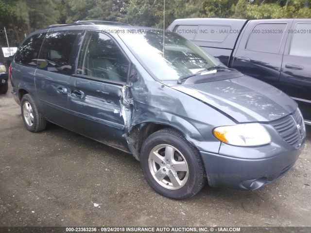 2D4GP44L16R828744 - 2006 DODGE GRAND CARAVAN SXT GRAY photo 1