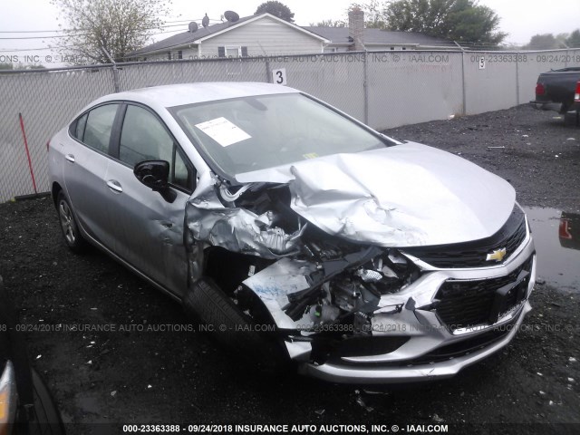 1G1BC5SM4J7153334 - 2018 CHEVROLET CRUZE LS SILVER photo 1