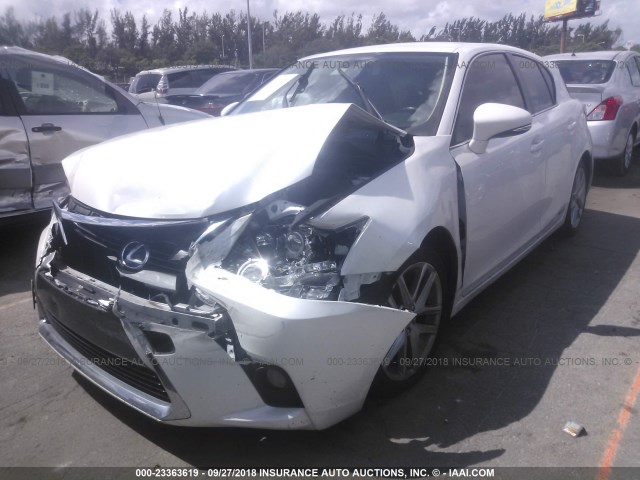 JTHKD5BH0G2262112 - 2016 LEXUS CT 200 WHITE photo 6