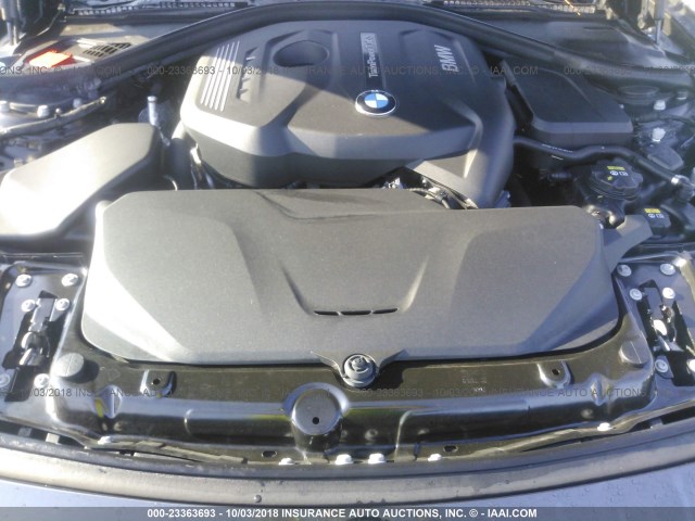 WBA4R9C51HK878360 - 2017 BMW 430XI GRAY photo 10