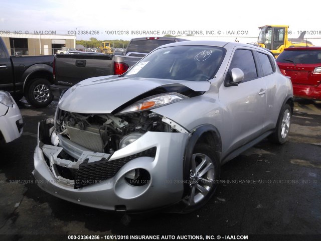 JN8AF5MR1DT212987 - 2013 NISSAN JUKE S/SV/SL SILVER photo 2