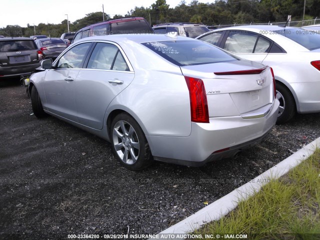 1G6AB5RX7G0110276 - 2016 CADILLAC ATS LUXURY GRAY photo 3