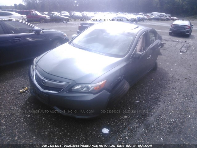 19VDE1F37EE000160 - 2014 ACURA ILX 20 GRAY photo 2