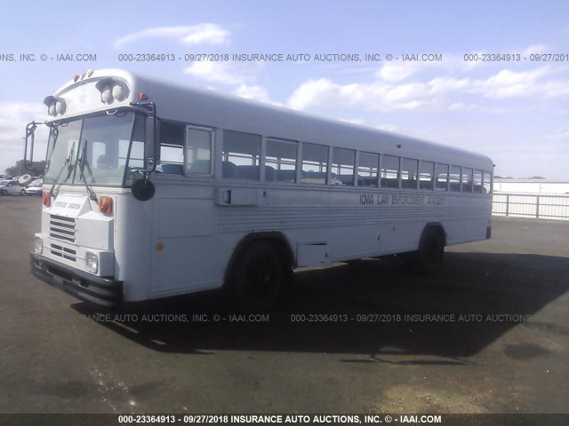 1BAAHCSA7MF045860 - 1991 BLUE BIRD SCHOOL BUS / TRAN  WHITE photo 2