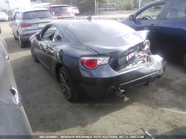 JF1ZNAA18G9704643 - 2016 TOYOTA SCION FR-S BLACK photo 3