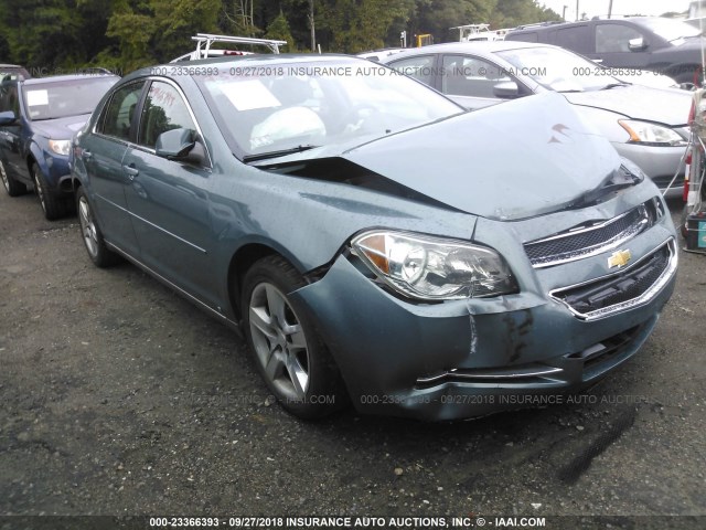 1G1ZH57B19F249544 - 2009 CHEVROLET MALIBU 1LT GREEN photo 1