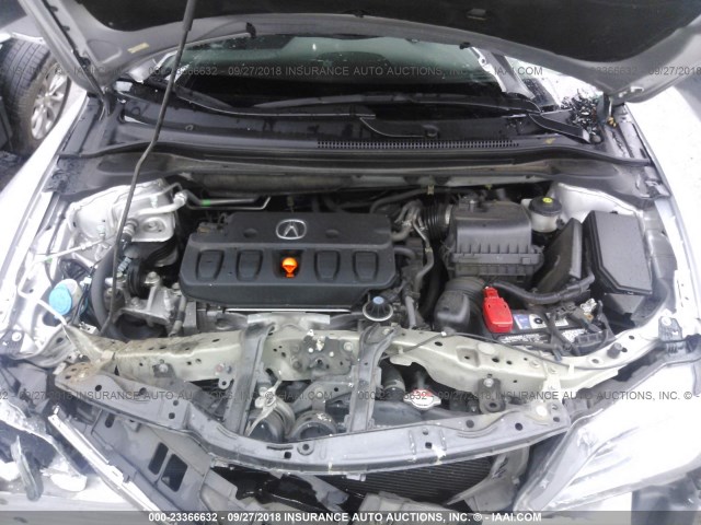 19VDE1F34FE004443 - 2015 ACURA ILX 20 SILVER photo 10