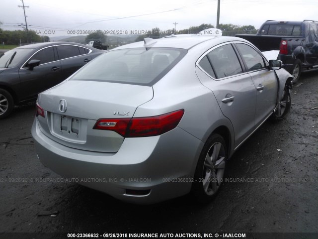 19VDE1F34FE004443 - 2015 ACURA ILX 20 SILVER photo 4