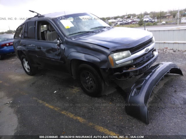 1GNDS13S672133236 - 2007 CHEVROLET TRAILBLAZER LS/LT GRAY photo 1