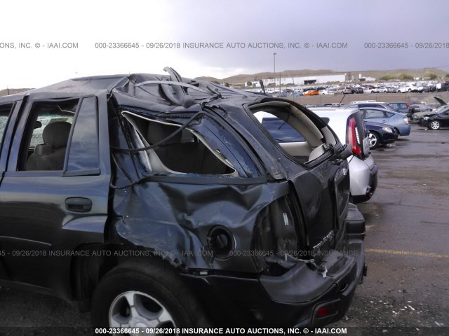 1GNDS13S672133236 - 2007 CHEVROLET TRAILBLAZER LS/LT GRAY photo 6