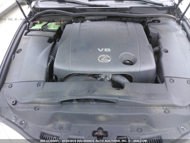 JTHCK262782026590 - 2008 LEXUS IS 250 SILVER photo 10