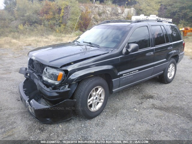 1J4GW48S44C140982 - 2004 JEEP GRAND CHEROKEE LAREDO/COLUMBIA/FREEDOM 黑色 照片 2